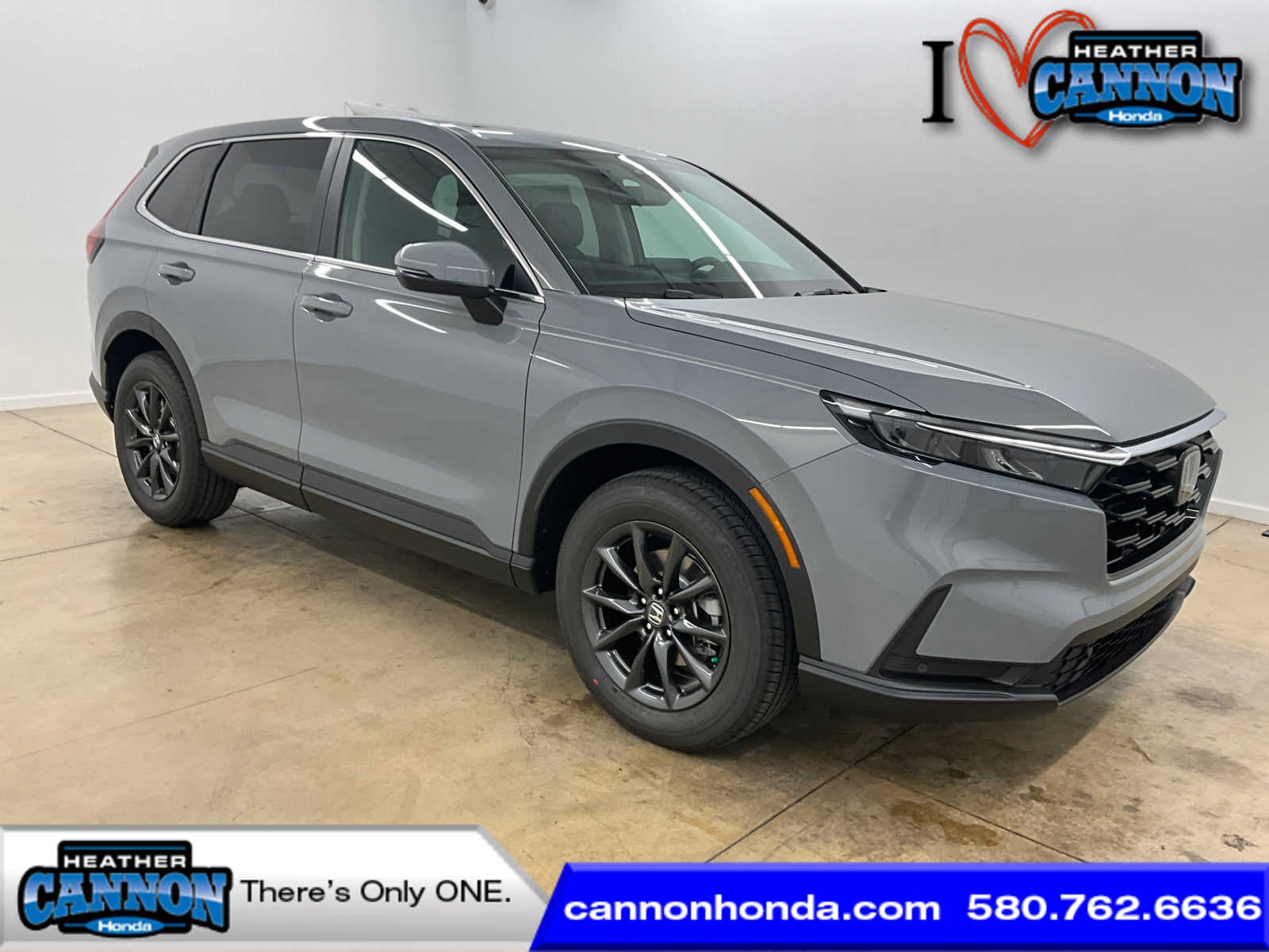 2026 Honda CR-V EX-L in Urban Gray Pearl — front three-quarter view