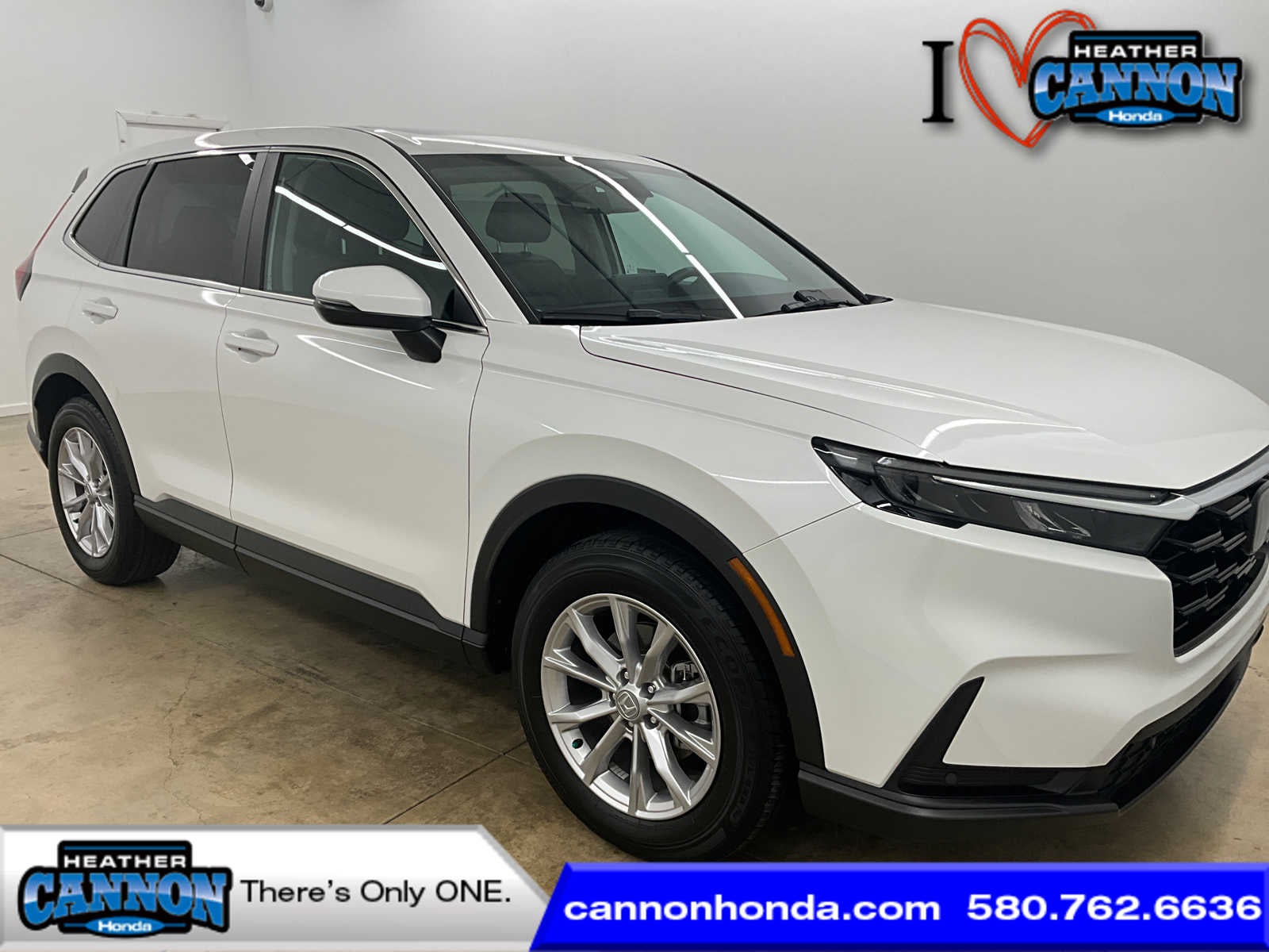 2024 Honda CR-V EX-L in Platinum White Pearl — front three-quarter view