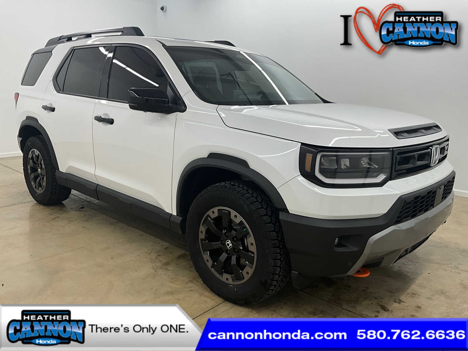 2026 Honda Passport TrailSport Elite in Platinum White Pearl — front three-quarter view